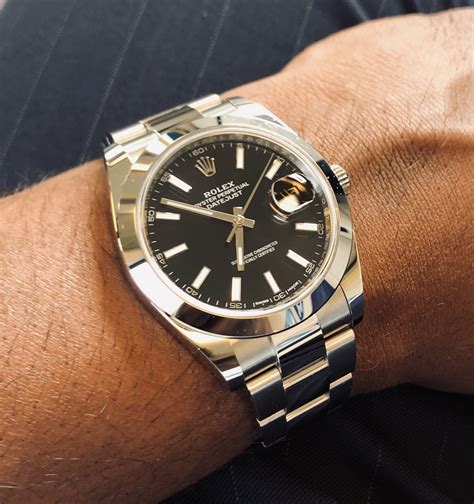 rolex on wrist|Rolex datejust 36 or 41.